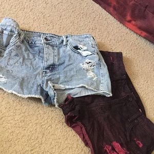 Blackheart high rise shorts